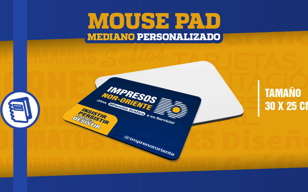 Mouse Pad medianos personalizados