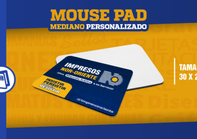 Mouse Pad medianos personalizados