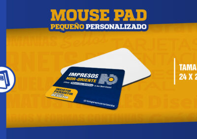 Mouse Pad pequeños personalizados